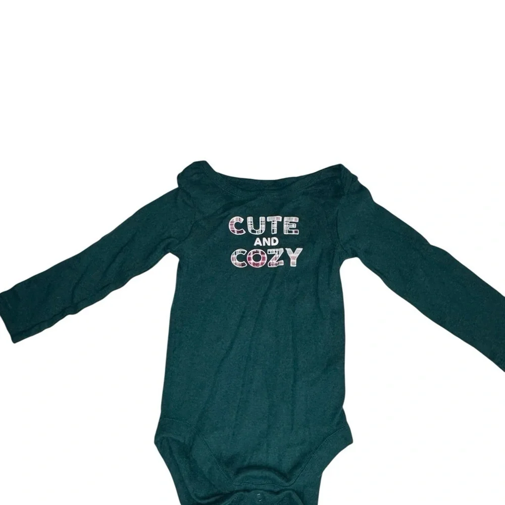 Children's Place Christmas Pajamas Holiday PJ's Baby Infant Size 12-18 M K76
